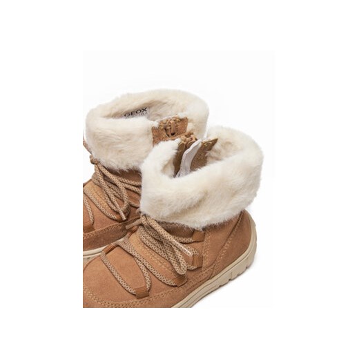 Geox Kozaki B Omar Girl Wpf B462LA 00022 C6627 S Brązowy Geox 27 MODIVO