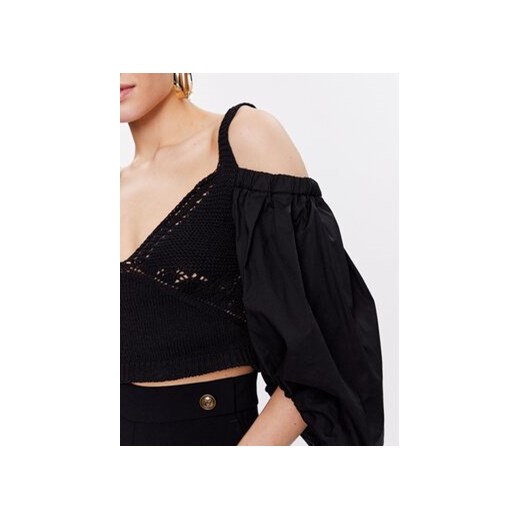 Pinko Bluzka 101165 A0TS Czarny Regular Fit Pinko M MODIVO