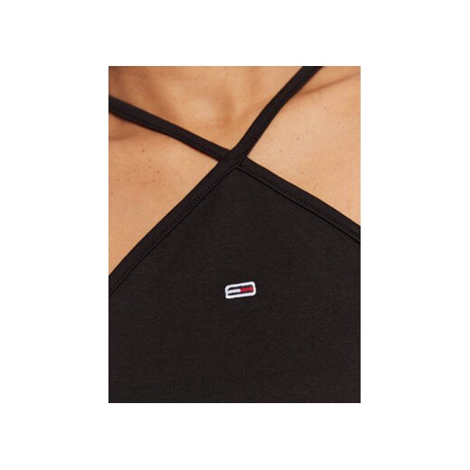 Tommy Jeans Sukienka codzienna Tjw Halter DW0DW15065 Czarny Regular Fit Tommy Jeans S MODIVO