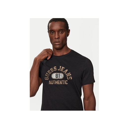 Guess T-Shirt M4BI74 K8HM0 Czarny Slim Fit Guess S MODIVO