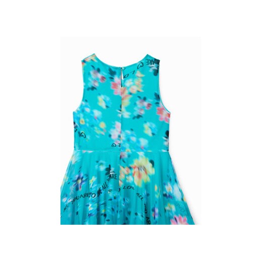Desigual Sukienka codzienna 23SGVK21 Niebieski Regular Fit Desigual 5_6Y MODIVO