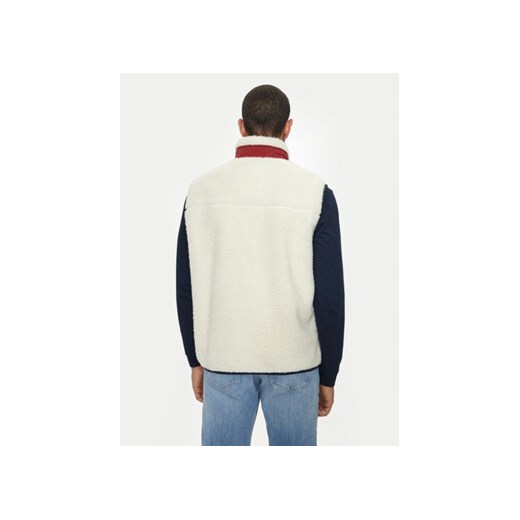 Tommy Jeans Kamizelka Teddy DM0DM18900 Écru Relaxed Fit Tommy Jeans XL MODIVO