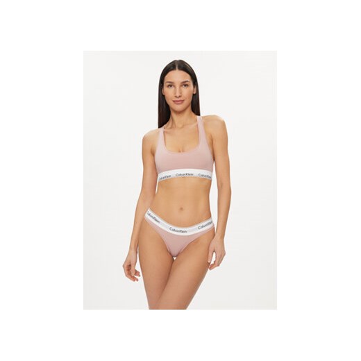 Calvin Klein Underwear Stringi 0000F3786E Różowy Calvin Klein Underwear L MODIVO