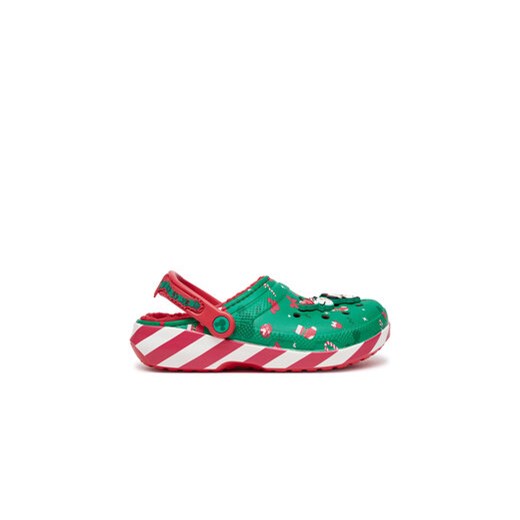 Crocs Klapki Classic Mickey Xmas Lined Clog 210813 Zielony ze sklepu MODIVO w kategorii Klapki męskie - zdjęcie 176792993