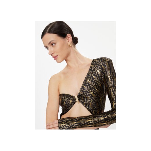 Elisabetta Franchi Kombinezon TU-022-37E2-V545 Czarny Slim Fit Elisabetta Franchi 38 MODIVO