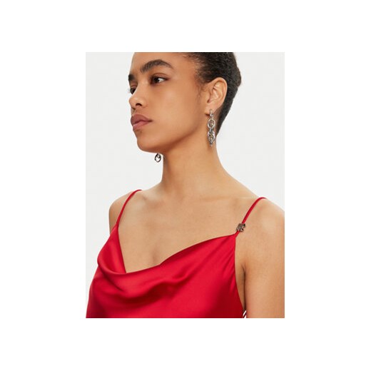 Hugo Sukienka koktajlowa Kaparti-1 50533629 Czerwony Regular Fit 40 MODIVO