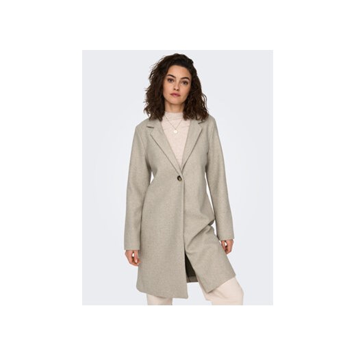 ONLY Płaszcz przejściowy Emma 15281382 Écru Regular Fit S MODIVO