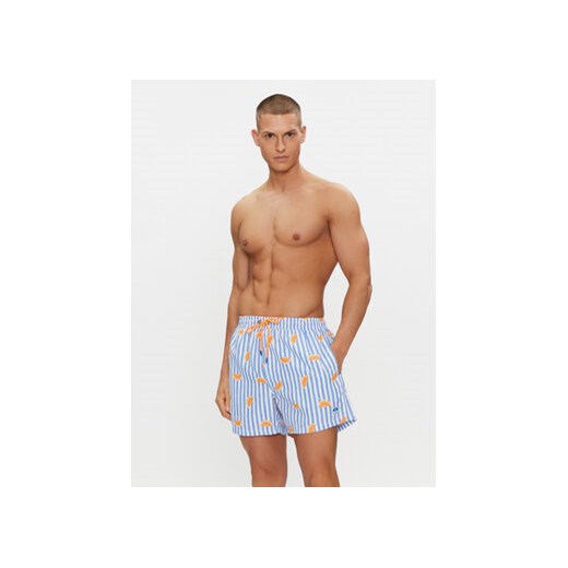 North Sails Szorty kąpielowe 673720 Niebieski Regular Fit North Sails XL MODIVO