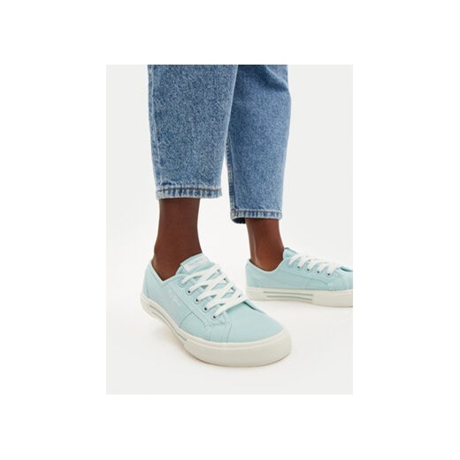 Pepe Jeans Tenisówki Brady Basic W PLS31287 Turkusowy Pepe Jeans 36 MODIVO