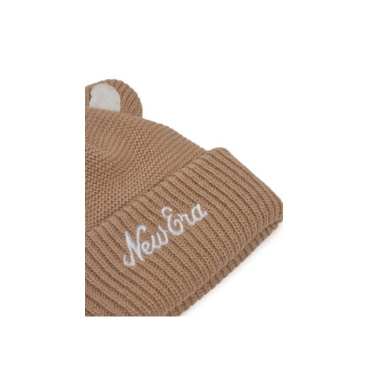 New Era Czapka Teddy Bear Ears Cuff Knit Beanie 60580864 Brązowy New Era one size MODIVO