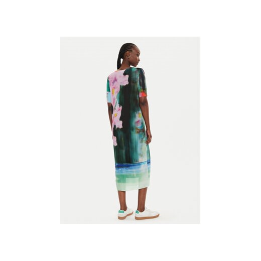 Desigual Sukienka codzienna Garazi 24WWVK78 Kolorowy Slim Fit Desigual M MODIVO