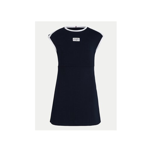 Tommy Hilfiger Sukienka codzienna 1985 KG0KG07933 Granatowy Regular Fit Tommy Hilfiger 16Y MODIVO