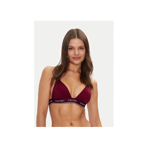 Calvin Klein Swimwear Góra od bikini KW0KW02424 Bordowy XL MODIVO