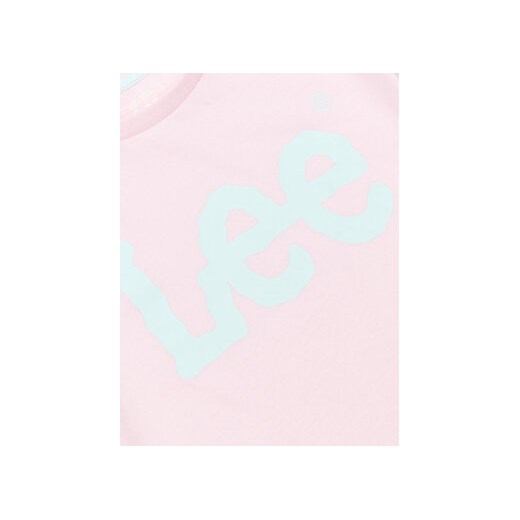 Lee T-Shirt Wobbly Graphic LEG5029 Różowy Regular Fit Lee 15_16Y MODIVO