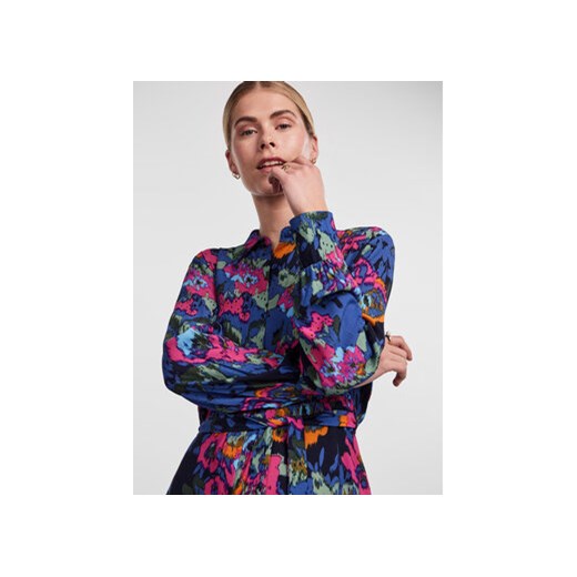 YAS Sukienka koszulowa 26030726 Kolorowy Regular Fit Yas L MODIVO