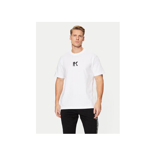 Karl Lagerfeld Jeans T-Shirt A1M17044 Biały Regular Fit M MODIVO