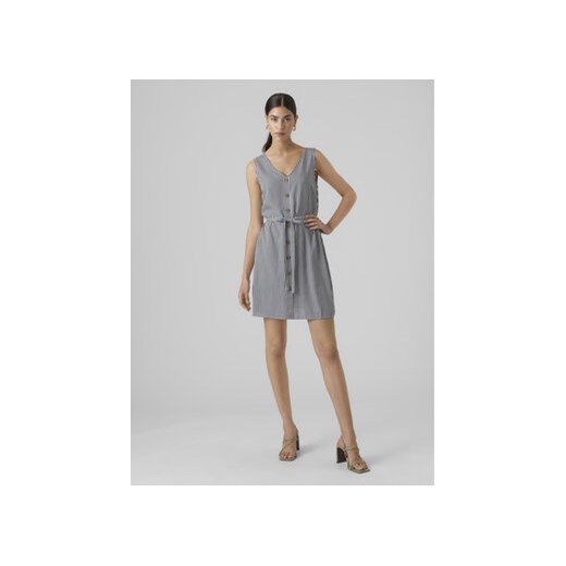 Vero Moda Sukienka letnia Bumpy 10286519 Granatowy Regular Fit Vero Moda XS MODIVO