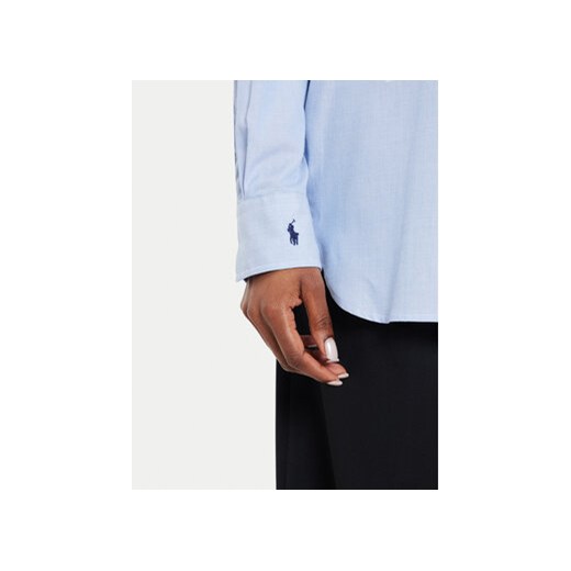 Polo Ralph Lauren Koszula 211891423001 Niebieski Oversize Polo Ralph Lauren S MODIVO