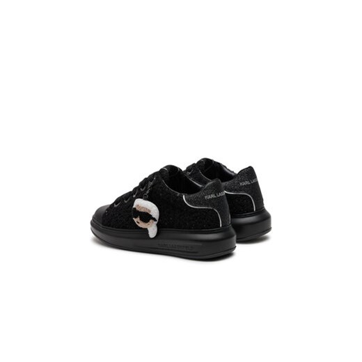 KARL LAGERFELD Sneakersy KL62576W Czarny Karl Lagerfeld 37 MODIVO