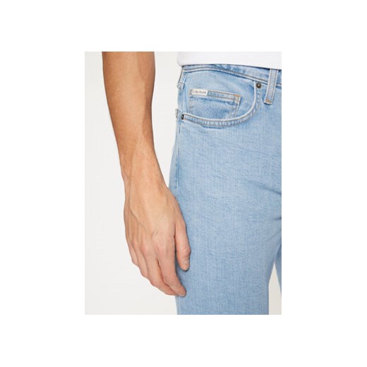 Guess Spodnie materiałowe M4YA0F D5DM1 Niebieski Regular Fit Guess 38_32 MODIVO