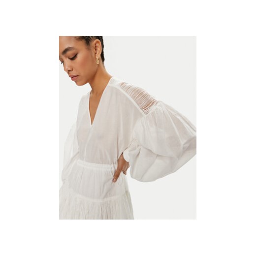 Pinko Sukienka codzienna Baaria 103741 A1XN Biały Regular Fit Pinko 42 MODIVO