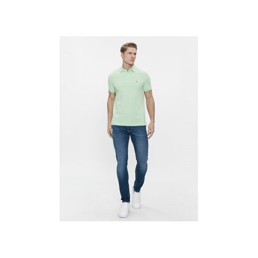 Tommy Hilfiger Polo 1985 MW0MW17771 Zielony Slim Fit Tommy Hilfiger XXXL MODIVO