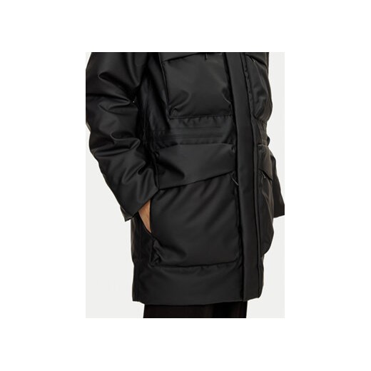 Rains Kurtka zimowa Unisex Askim 15930 Czarny Regular Fit Rains XL MODIVO