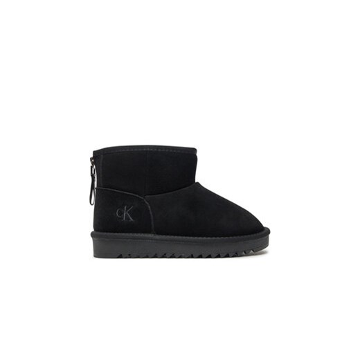 Calvin Klein Jeans Śniegowce Fur Boot V3A5-81036-0187 D Czarny ze sklepu MODIVO w kategorii Buty zimowe dziecięce - zdjęcie 176809043