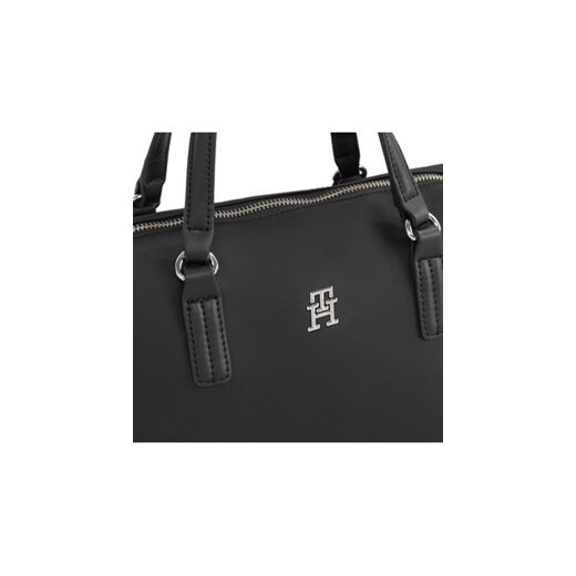 Tommy Hilfiger Torebka Poppy Th Small Tote AW0AW15640 Czarny Tommy Hilfiger uniwersalny MODIVO