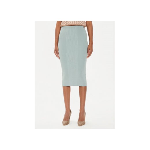 Guess Spódnica ołówkowa W4YD77 Z2YN2 Zielony Slim Fit Guess M MODIVO