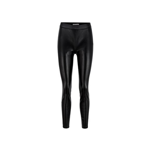 Boss Spodnie z imitacji skóry C_Talegy 50437966 Czarny Slim Fit 34 MODIVO