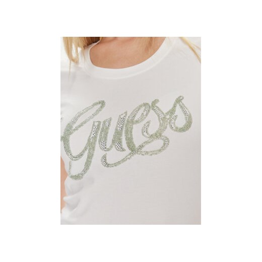 Guess T-Shirt W4GI30 J1314 Biały Slim Fit Guess XL MODIVO