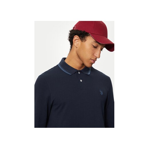 U.S. Polo Assn. Polo MUP2255 Granatowy Regular Fit M MODIVO
