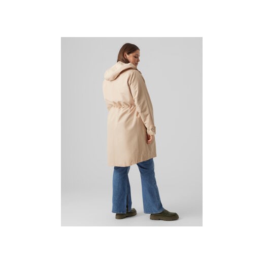 Vero Moda Curve Płaszcz przejściowy 10287156 Brązowy Regular Fit 52 MODIVO