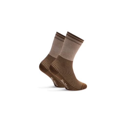 Max Mara Leisure Skarpety wysokie damskie Gabarra 2426556018 Beżowy M_L MODIVO