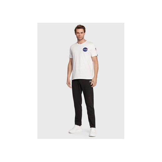 Alpha Industries T-Shirt Space Shuttle 176507 Biały Regular Fit Alpha Industries L MODIVO