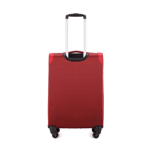 56-3-48X-3 Komplet walizek na kółkach wittchen czerwony z zamkiem