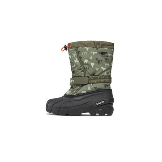 Sorel Śniegowce Youth Flurry™ Print NY3504-397 Zielony Sorel 38 MODIVO