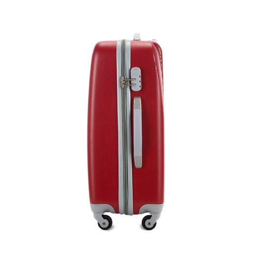 V25-10-76X-30 Komplet walizek na kółkach wittchen czerwony z zamkiem