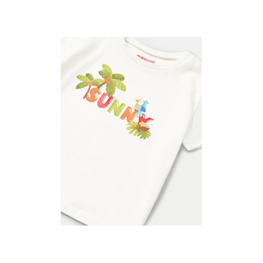 Mayoral Komplet t-shirt i kąpielówki 1648 Czerwony Regular Fit Mayoral 24M MODIVO