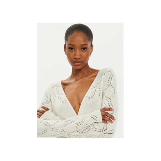 TWINSET Sukienka dzianinowa 242TP3451 Biały Slim Fit Twinset M MODIVO