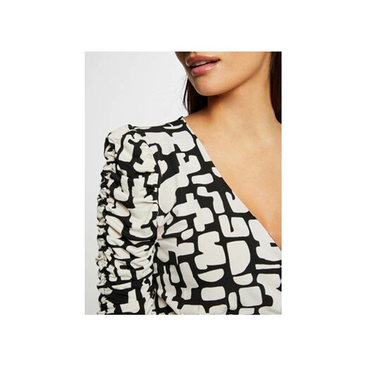 Morgan Bluzka 231-TLOLA Écru Slim Fit Morgan S MODIVO