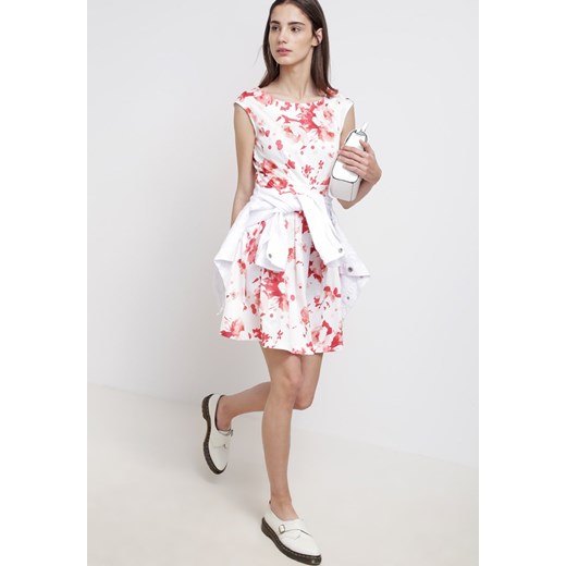 Closet Sukienka letnia white red zalando rozowy bawełna
