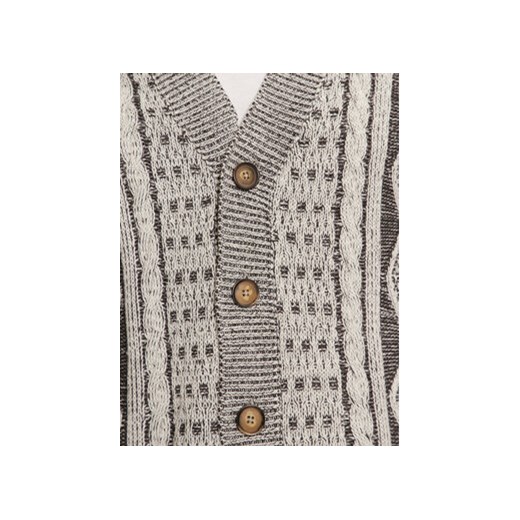Brave Soul Kardigan MK-248ASHBERY Szary Regular Fit M MODIVO