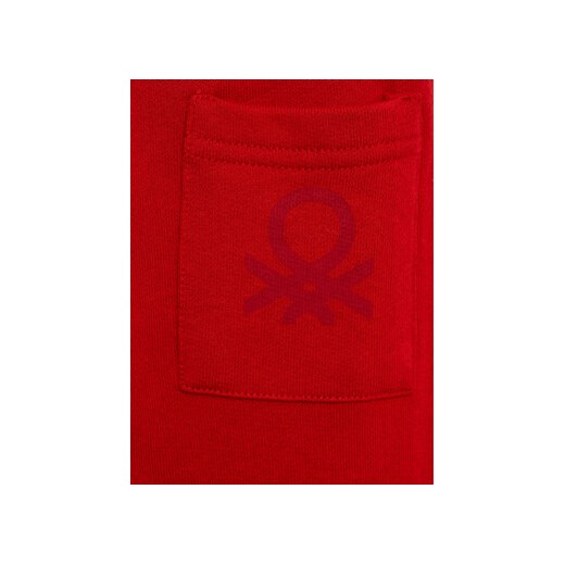 United Colors Of Benetton Spodnie dresowe 3J70GF010 Czerwony Regular Fit United Colors Of Benetton 90 MODIVO