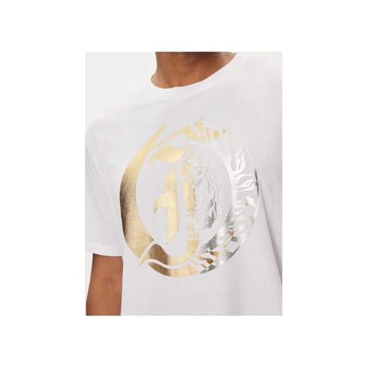 Just Cavalli T-Shirt 76OAHG05 Biały Regular Fit Just Cavalli L MODIVO