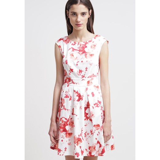 Closet Sukienka letnia white red zalando bezowy krótkie