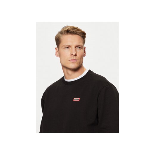 Hunter Bluza Victor HARM0040242 Czarny Regular Fit Hunter XXXL MODIVO