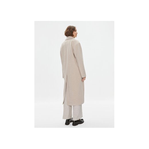 Herskind Płaszcz wełniany Zion 4900816 Beżowy Regular Fit Herskind 40 MODIVO