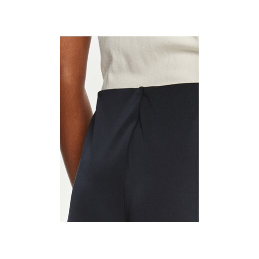 Lauren Ralph Lauren Spodnie materiałowe 200807573003 Granatowy Wide Leg S MODIVO
